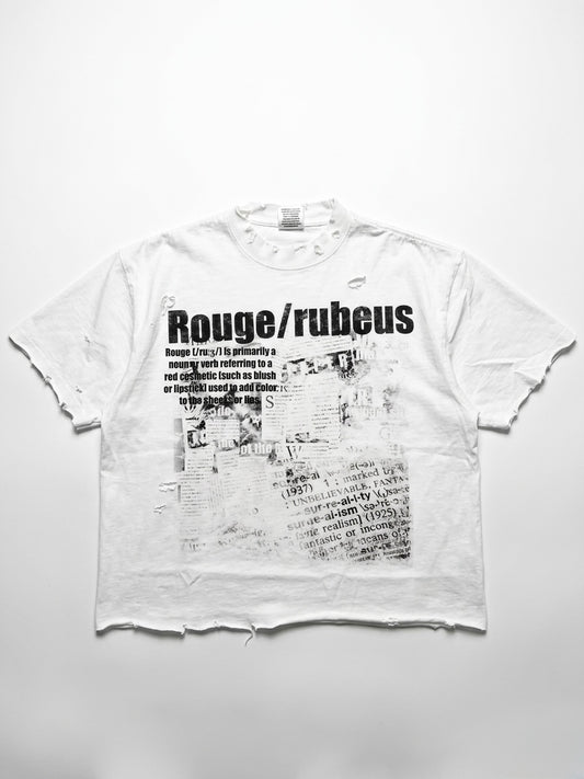 ROUGE NEWSPAPER TEE