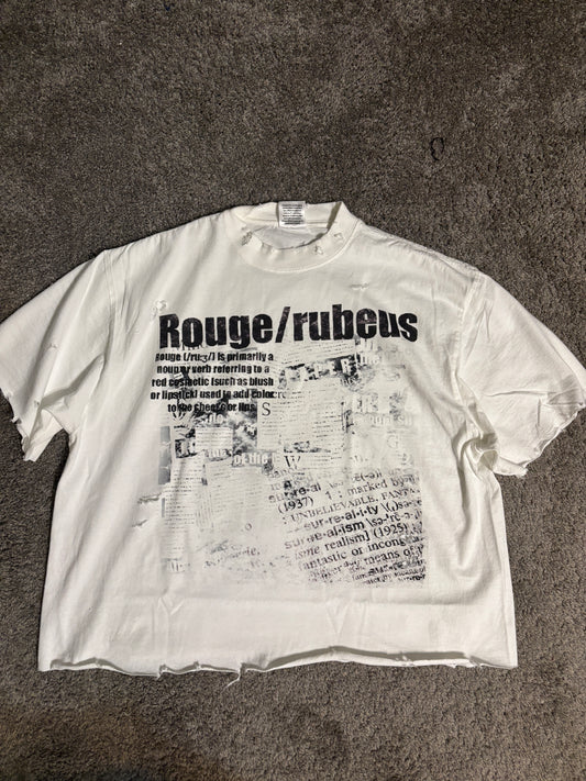 ROUGE NEWSPAPER TEE